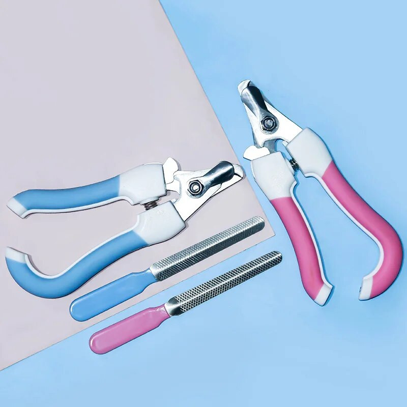 Mājdzīvnieku kaķu suņu nagu griezējs nerūsējošā tērauda kopšanas šķēres, nagu šķēres, nagu šķēres ar fiksējošo darbu taupošu nagu griezēju