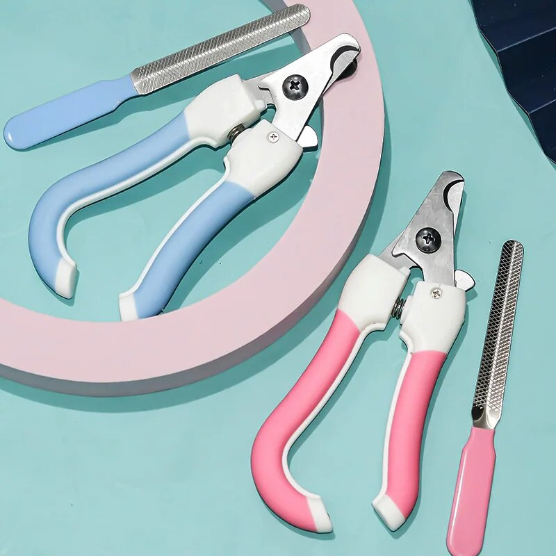 Mājdzīvnieku kaķu suņu nagu griezējs nerūsējošā tērauda kopšanas šķēres, nagu šķēres, nagu šķēres ar fiksējošo darbu taupošu nagu griezēju