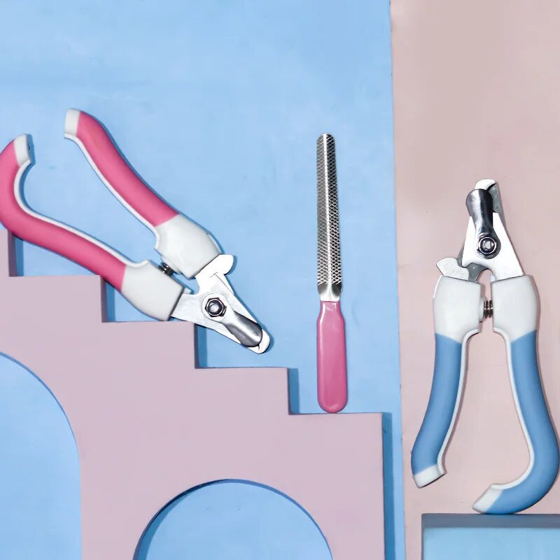 Mājdzīvnieku kaķu suņu nagu griezējs nerūsējošā tērauda kopšanas šķēres, nagu šķēres, nagu šķēres ar fiksējošo darbu taupošu nagu griezēju