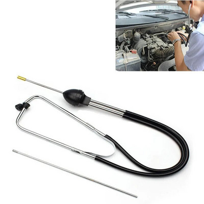 1 tk auto stetoskoobi auto mehaanika mootori silindri stetoskoobi kuulmistööriist auto mootori testeri diagnostika tööriist