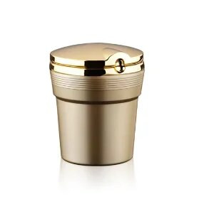 Autós hamutartó autós szemetes doboz Led lámpával, borítással Kreatív személyiség fedett autó az autó belsejében Többfunkciós autó kellék