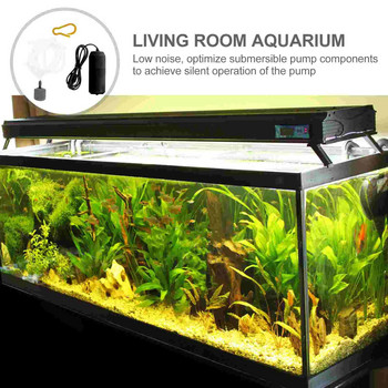 Мини помпа за аквариум Малък аквариум Въздух Пластмасова аерация Домакински преносим барботер Консумативи за риболов на открито USB Компресор за