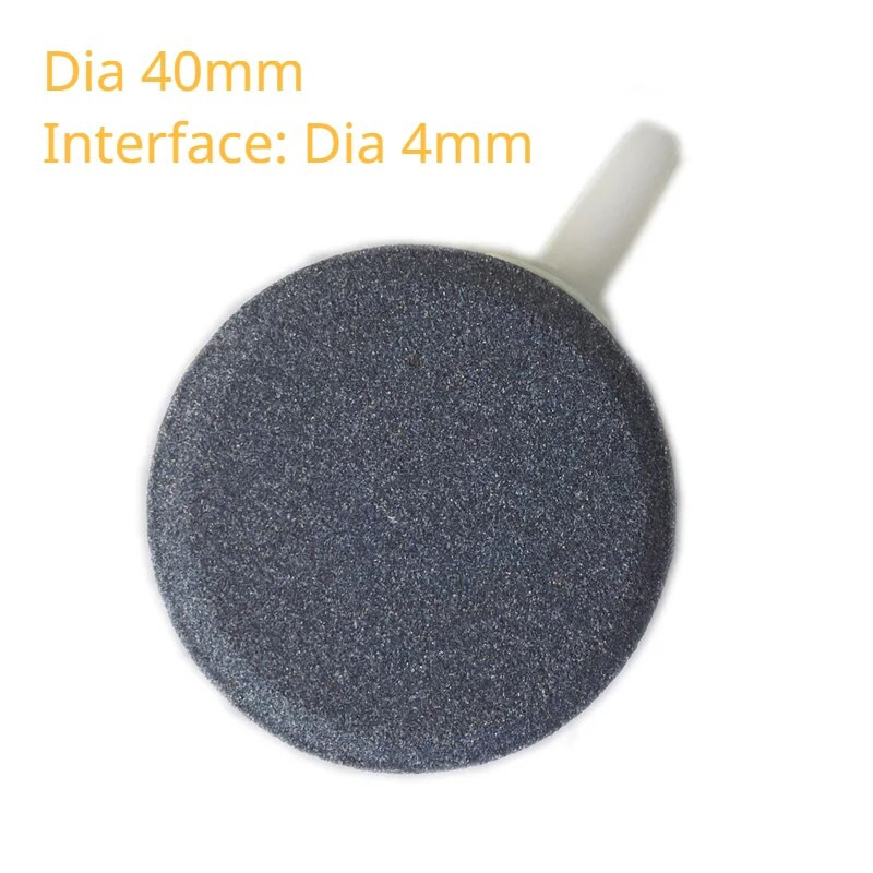 40/60/80 mm akvārija gaisa burbuļu akmens zivju tvertnes aerators dīķa sūknis burbuļa diska gaisa sūknis hidroponiskā skābekļa plāksne zivju tvertnei