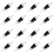 10 komada Akvarijski jednosmjerni nepovratni nepovratni ventil za akvarij Fish Tank Zračna pumpa CO2 Sustav Crni Izdržljivi jednosmjerni priključak cijevi za zračnu pumpu