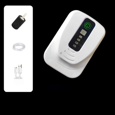 Pompă de oxigen portabilă USB Compresor de oxigen Pompă de aer reîncărcabilă Rezervor de pește de acvariu Accesorii de pescuit în aer liber Dropship