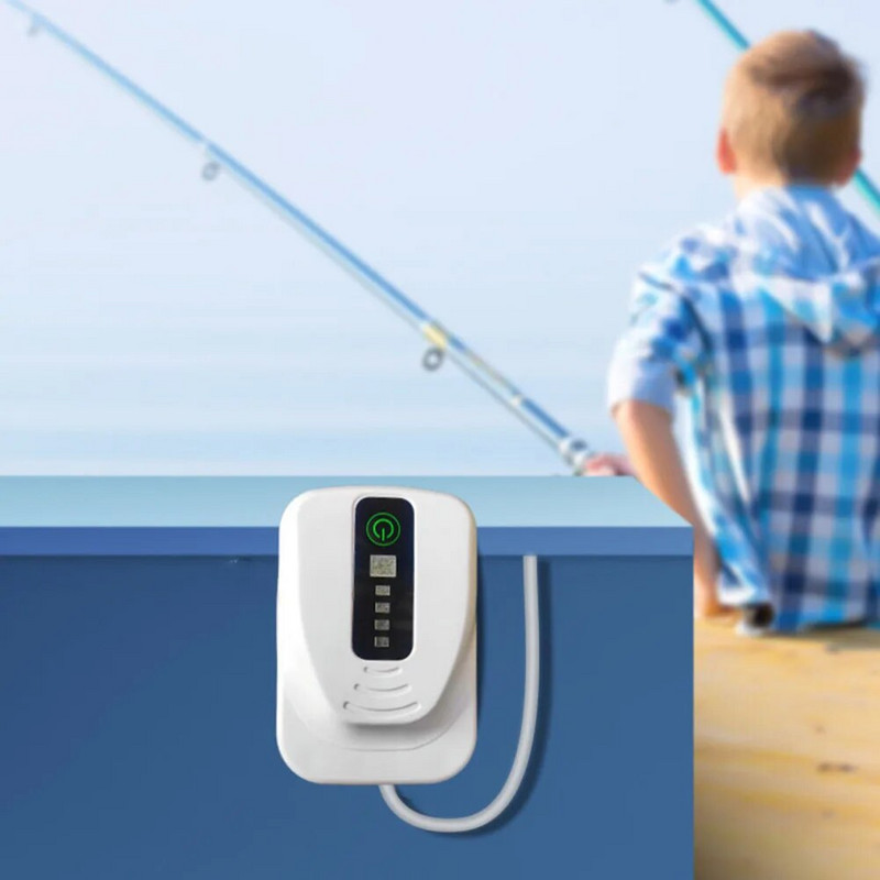 Pārnēsājams USB skābekļa sūknis skābekļa kompresors uzlādējams gaisa sūknis akvārija zivju tvertnes āra makšķerēšanas piederumi dropship