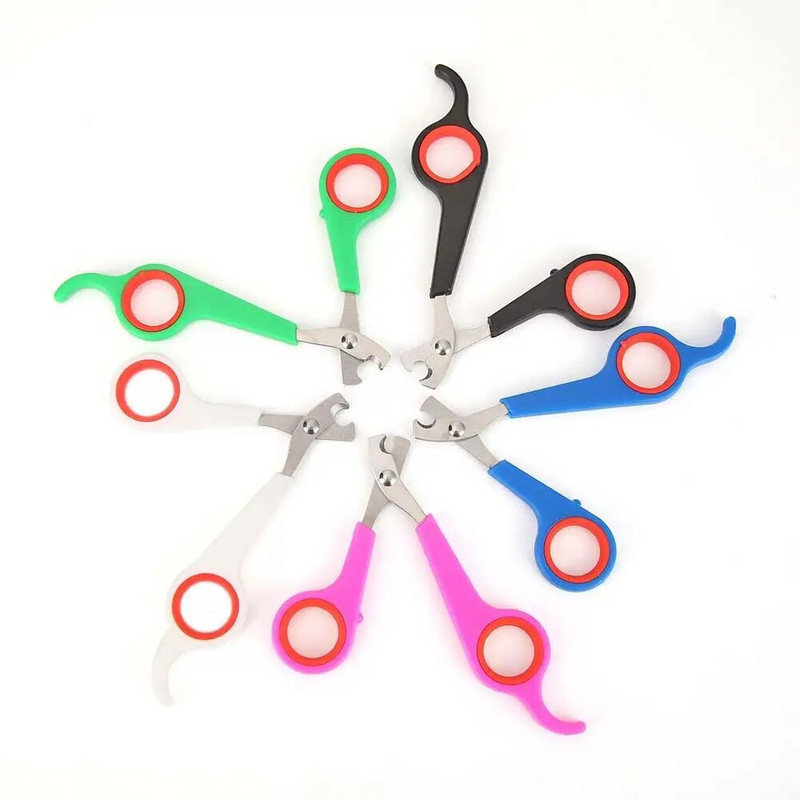 Lábujjvágó olló Kutya macska kölyök manikűr körömvágó vágó rozsdamentes acél házi kedvenc köröm ápoló eszköz 12 x 6 x 3 cm