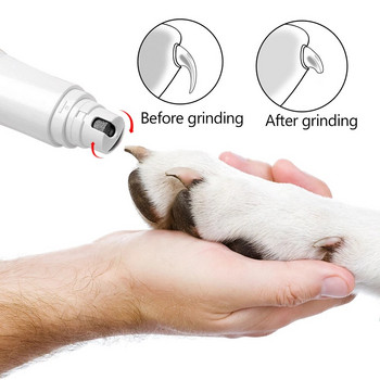 Ηλεκτρικός μύλος νυχιών κατοικίδιων ζώων Ανώδυνη μηχανή κοπής λίμας Γυαλιστικό Επαγγελματικό εργαλείο περιποίησης Σκύλοι Γάτες Νυχοκόπτη για νύχια για σκύλους#20
