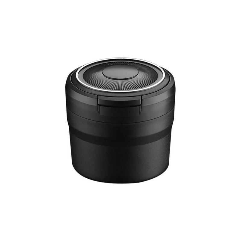 Jauns automašīnas pelnu trauks atkritumu monētu glabāšanas krūzes konteiners cigāru pelnu paplāte Automašīnas veidošanas pelnu trauks ar LED gaismas auto piederumu piederumu