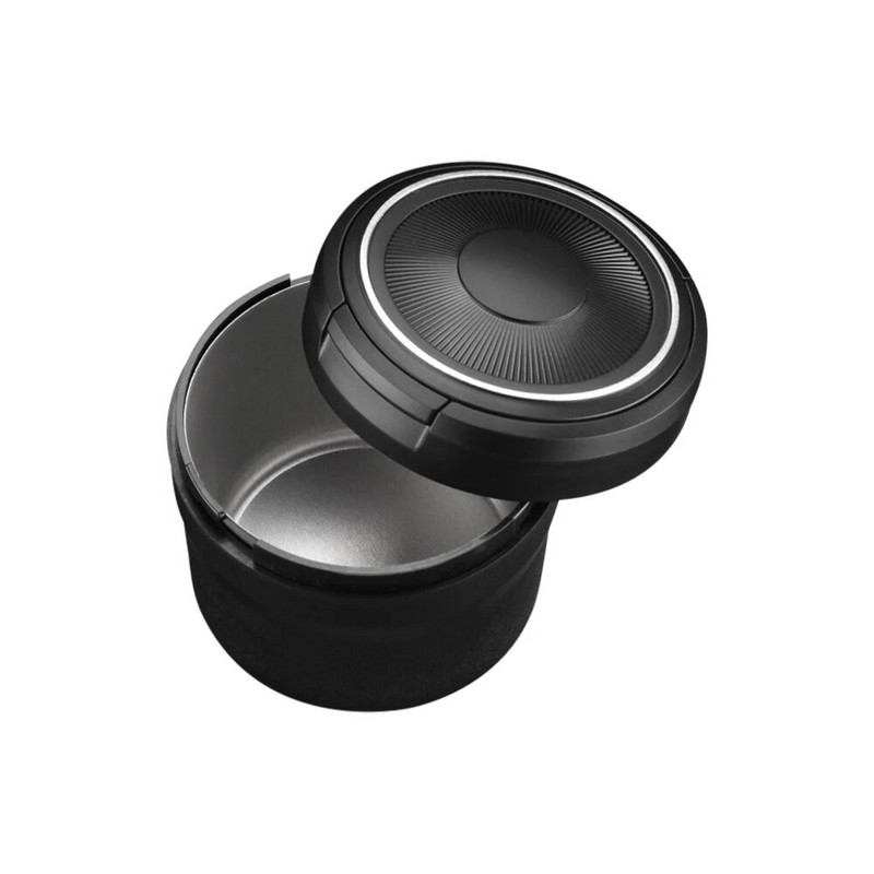 Jauns automašīnas pelnu trauks atkritumu monētu glabāšanas krūzes konteiners cigāru pelnu paplāte Automašīnas veidošanas pelnu trauks ar LED gaismas auto piederumu piederumu