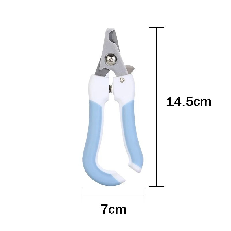 1 gab. Mājdzīvnieku nagu šķēres kaķu un suņu nagu šķēres, asas nerūsējošā tērauda naža galvas mājdzīvnieku piederumi