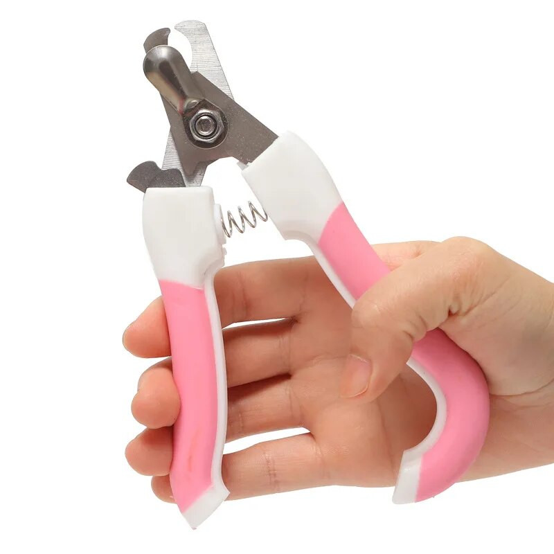 1 gab. Mājdzīvnieku nagu šķēres kaķu un suņu nagu šķēres, asas nerūsējošā tērauda naža galvas mājdzīvnieku piederumi