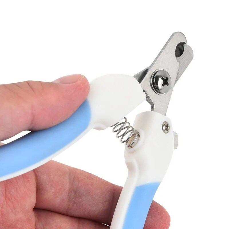 1 gab. Mājdzīvnieku nagu šķēres kaķu un suņu nagu šķēres, asas nerūsējošā tērauda naža galvas mājdzīvnieku piederumi