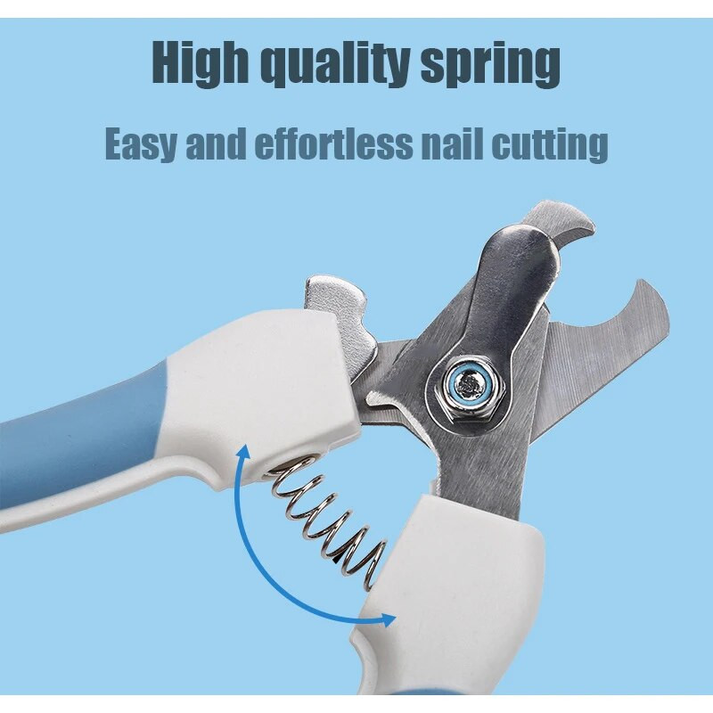 1 gab. Mājdzīvnieku nagu šķēres kaķu un suņu nagu šķēres, asas nerūsējošā tērauda naža galvas mājdzīvnieku piederumi