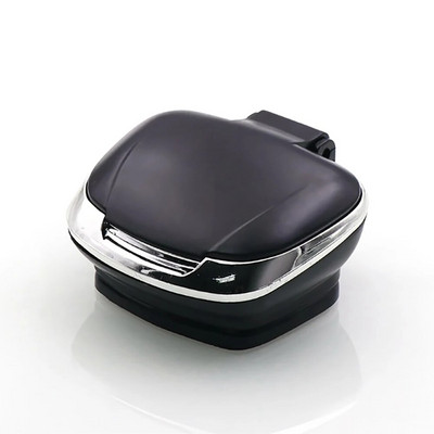 Auto pelnu trauks ar LED gaismām Portatīvie LED dūmi Auto pelnu cigarešu pelnu trauks Daudzfunkcionāls personības radošs pelnu trauks