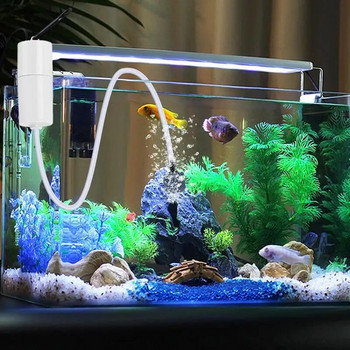 Mini Aquarium Air Pump Oxygen Mute Air Pump Εξοικονόμηση ενέργειας Αντλία Δεξαμενής Ψαριών Αξεσουάρ αντλίας αέρα ενυδρείου για οχήματα για ψάρεμα στο σπίτι