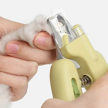 Нокторезачка за домашни любимци Тример за нокти на кучета и котки Трудоспестяваща нокторезачка Удобна LED електрическа ноктошлифовъчна машина Консумативи за подстригване на кучета