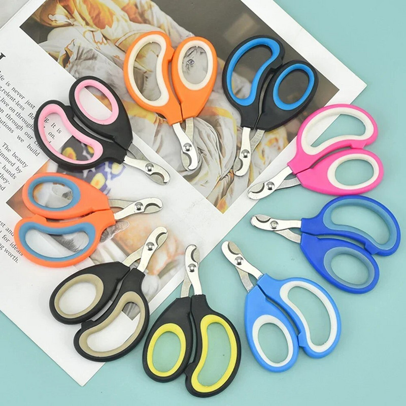 Vágó ápolás Rozsdamentes macska olló Kutya Acél Olló Professzionális Tartós körömvágó kellékek