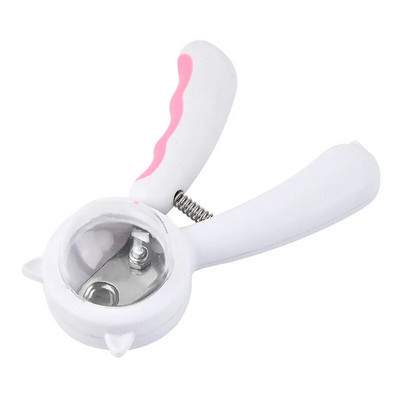 Mājdzīvnieku nagu šķēru komplekts Profesionāls mājdzīvnieku nagu griezējs nerūsējošā tērauda suņu kaķu nagu griezējs ar vāku Ērti suņu aksesuāri