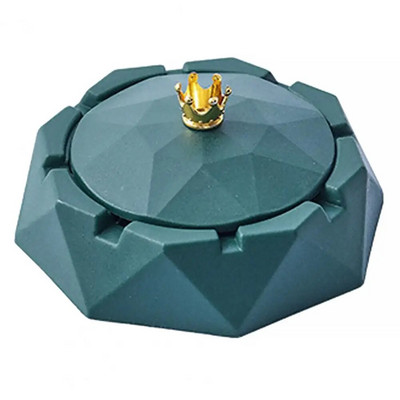 Pelnu turētājs divu izmēru bajonetes 2 krāsu dekoratīvs mājsaimniecības kronis pelnu trauka dekors pelnu konteiners mājām