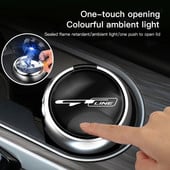Auto sigareti tuhatoos LED-valgustusega kaasaskantav eemaldatav sõiduki tuhatoos Kia GT LINE Sportage Ceed Picanto Rio ProCeed Niro K7 K5 jaoks