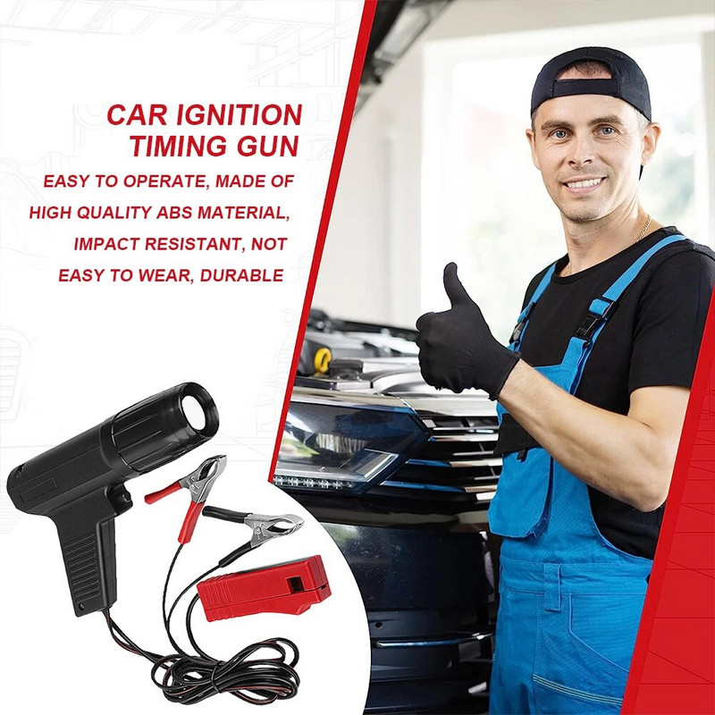 12 V süüteajastus püstoli vilkur Süütepulk Süütepunkti püstoli mootori süütedetektor auto tuvastamise diagnostika tööriist
