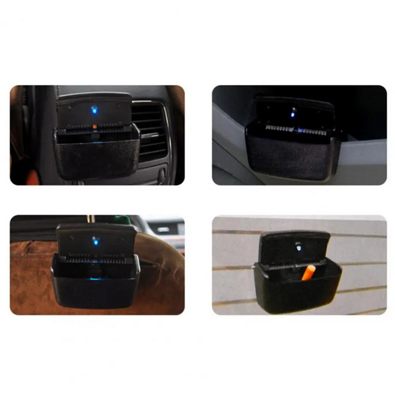 Πλαστικό επιβραδυντικό φλόγας για έξοδο αέρα αυτοκινήτου Τασάκι αυτοκινήτου μονόχρωμο σετ αναπτήρα Αποσπώμενο για έξοδο αέρα αυτοκινήτου