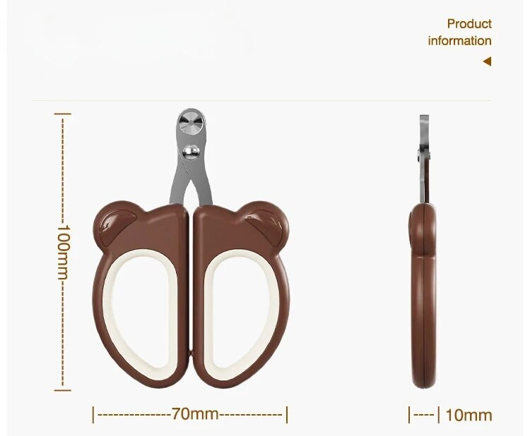 Kačių šunų nagų kirpimo mašinėlės Apvalios skylės padėties nustatymo žirklės pradedantiesiems profesionalūs nagų kirpimo įrankiai Naminių kačiukų valymo reikmenys