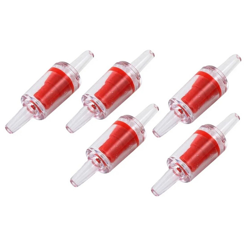 10 gab. Plastmasas vienvirziena pretvārsts akvārija gaisa sūknim bez atgriešanās mājās zivju tvertnes CO2 sistēmai