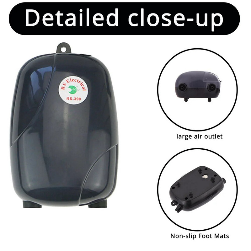 Untrla Silent Aquarium gaisa sūknis kompresors skābekļa sūknis ūdens aerators zvejas tvertnei Productos Para Acuarios piederumu komplekts