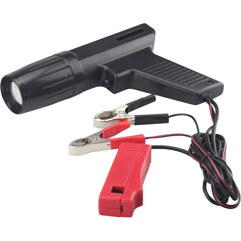 12V profesionalus indukcinio uždegimo laiko nustatymo lemputė Uždegimo laiko nustatymo įtaisas laiko nustatymo pistoletas, automobilis, motociklas, laivas, remontas, variklio aptikimas