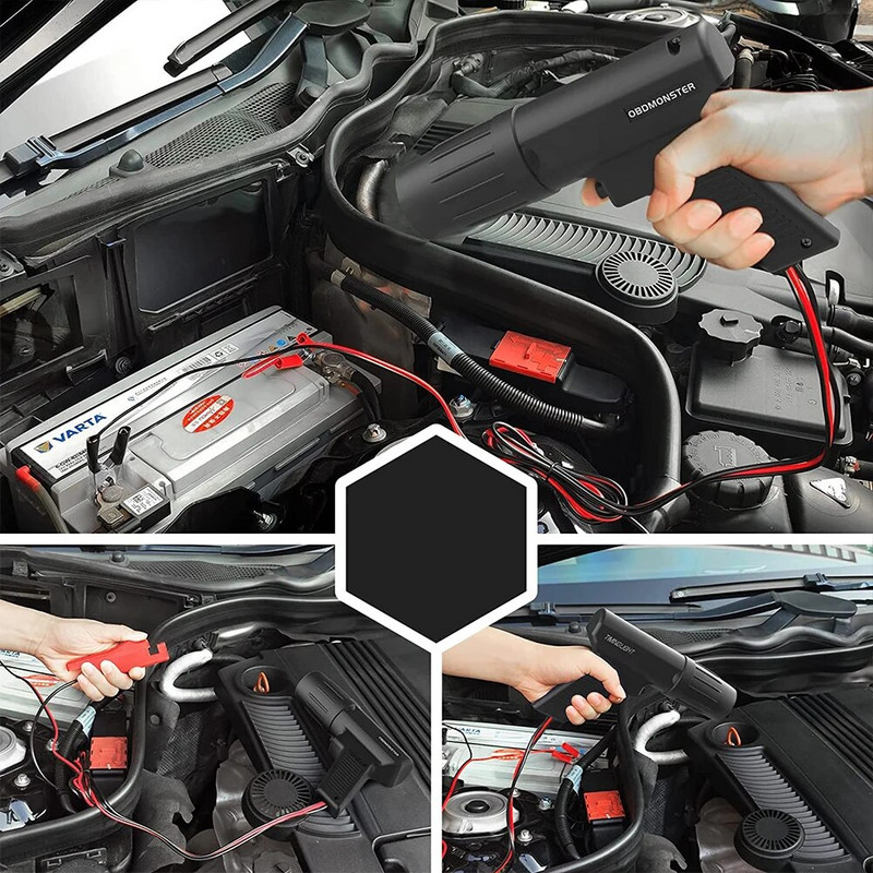 12V profesionalus indukcinio uždegimo laiko nustatymo lemputė Uždegimo laiko nustatymo įtaisas laiko nustatymo pistoletas, automobilis, motociklas, laivas, remontas, variklio aptikimas