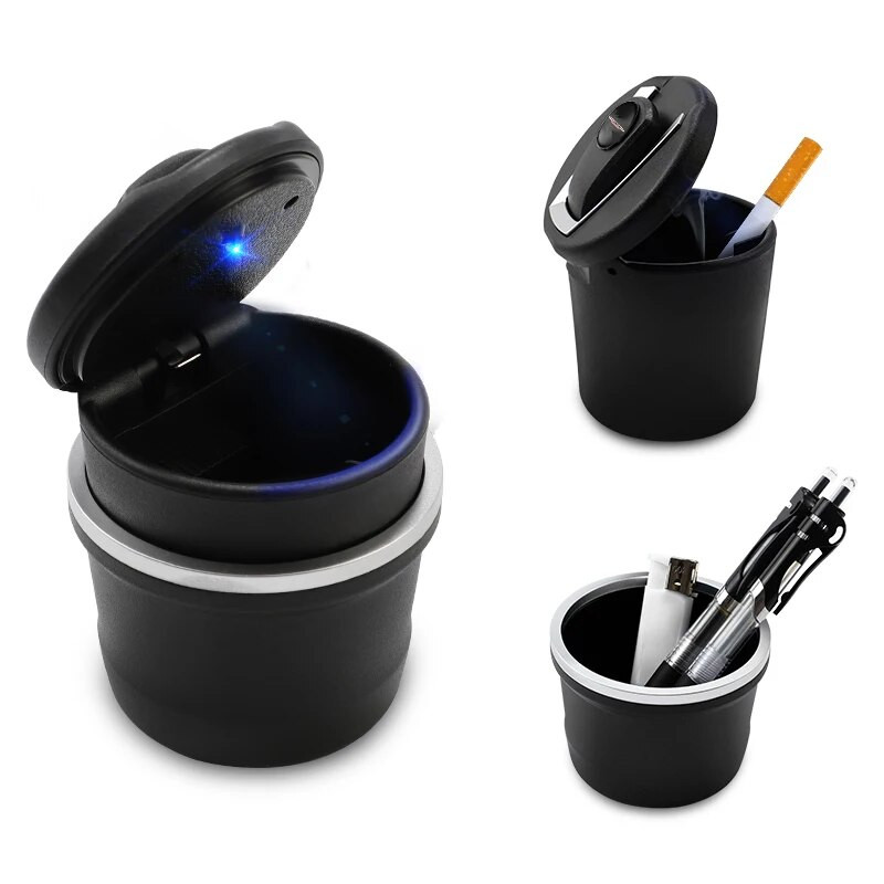 Τασάκι αυτοκινήτου τσιγάρου Φωτιστικό LED Φορητό Αποσπώμενο για MINI WORKS Cooper One JCW Countryman Clubman Cabrio Paceman Clubvan