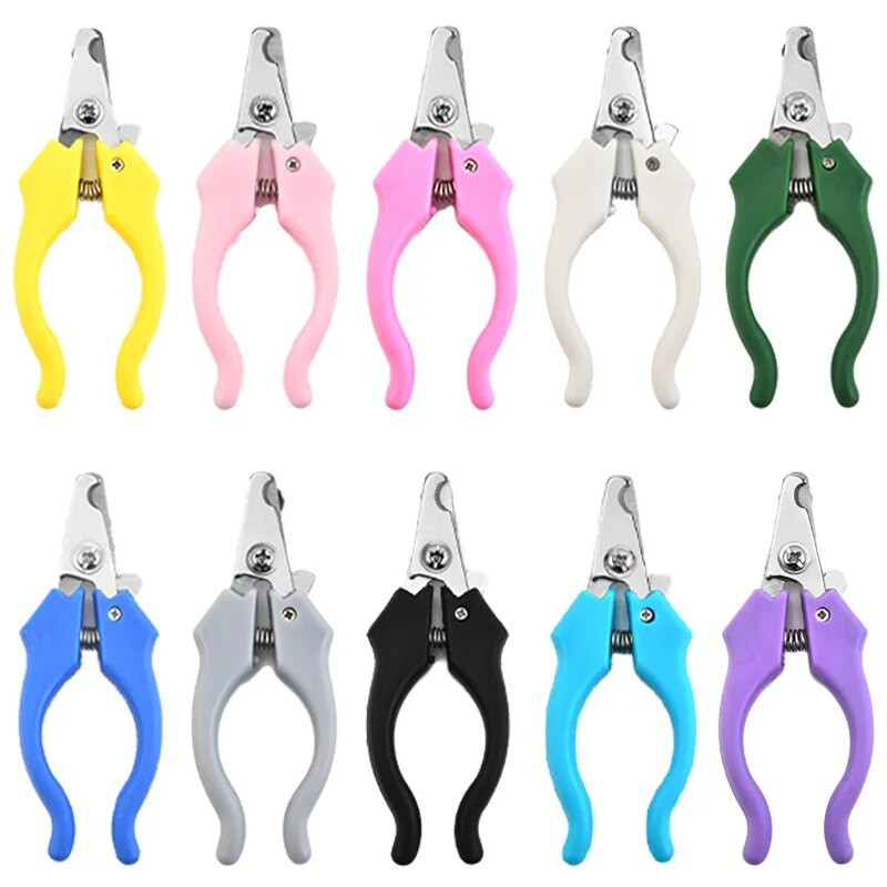 Suņu kaķu nagu šķēres Profesionāls mājdzīvnieku nagu griezējs mazam suņa kaķim, nerūsējošā tērauda nagu trimmeris kucēnu kopšanas kopšanas rīki