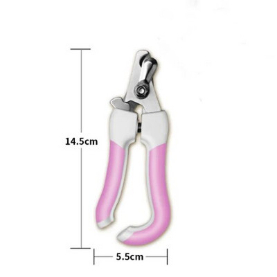 Professzionális kisállat macska kutya körömvágó vágó sarlós rozsdamentes acél ápoló ollóval kisállat karmokhoz kutya kellékek