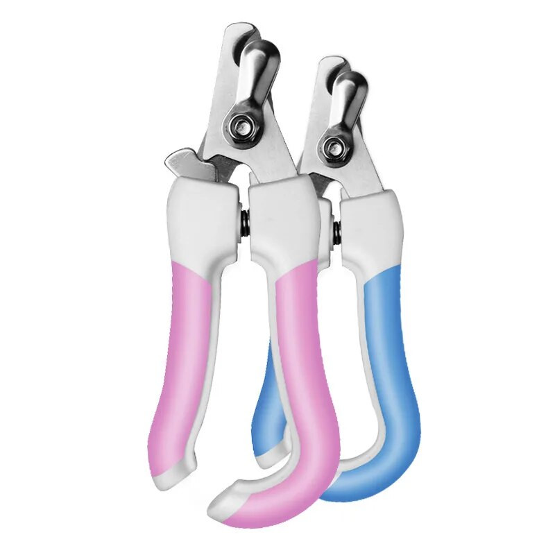 Professzionális kisállat macska kutya körömvágó vágó sarlós rozsdamentes acél ápoló ollóval kisállat karmokhoz kutya kellékek