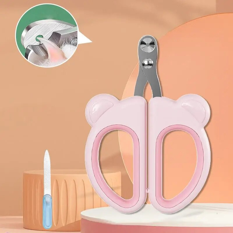 Kaķu nagu grieznes nagu grieznes mājdzīvniekiem Pārnēsājamiem dzīvniekiem kopšanas rīks ar apaļu caurumu dizainu suņa kaķa putna truša nagiem