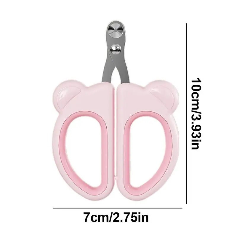 Kaķu nagu grieznes nagu grieznes mājdzīvniekiem Pārnēsājamiem dzīvniekiem kopšanas rīks ar apaļu caurumu dizainu suņa kaķa putna truša nagiem