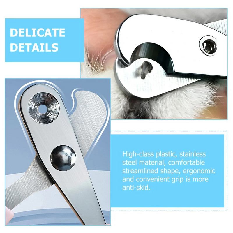 Νυχοκόπτη Φορητό ψαλίδι σκύλου, Βολικό ανοξείδωτο ατσάλι, ψαλίδι για κατοικίδια