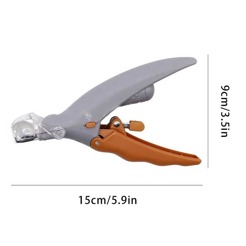 Nagu griezējs ar LED gaismu suņu kaķu mājdzīvnieku griešanas šķēres, kāju nagu grieznes