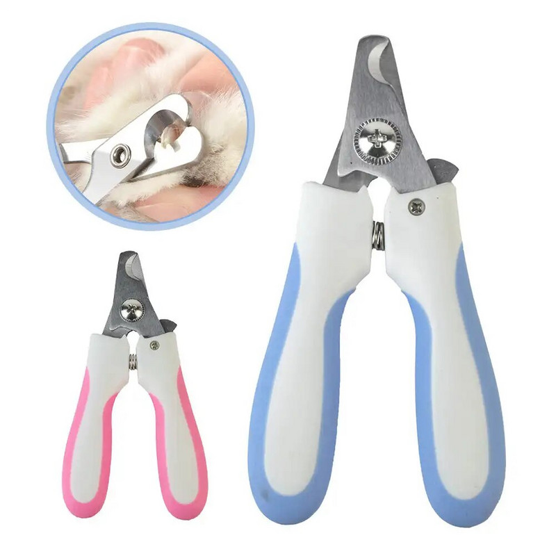 Profesionāls mājdzīvnieku nagu griezējs, nerūsējošā tērauda suņu kaķu nagu griezējs, darbu taupošs nagu griezējs Ērti mājdzīvnieku kopšanas piederumi