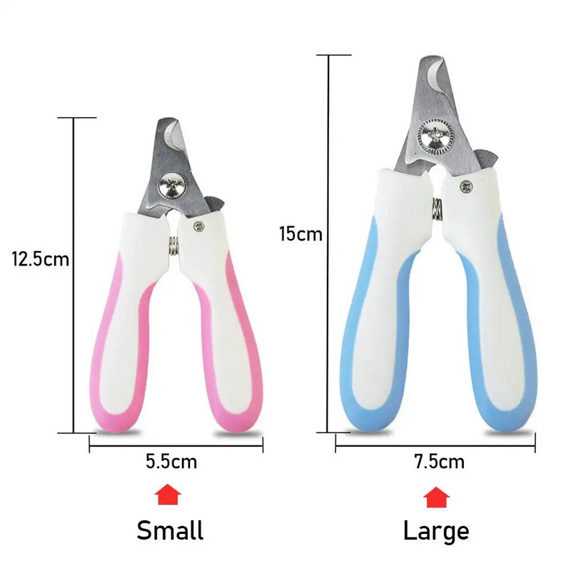 Profesionāls mājdzīvnieku nagu griezējs, nerūsējošā tērauda suņu kaķu nagu griezējs, darbu taupošs nagu griezējs Ērti mājdzīvnieku kopšanas piederumi