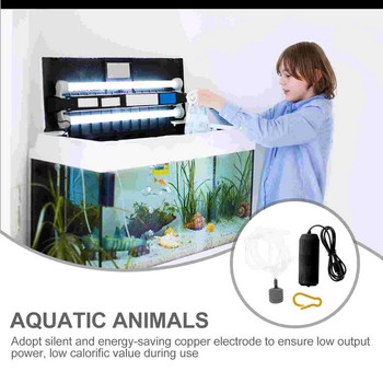 Мини USB компресор Малък аквариумен въздух Пластмасова аерационна помпа за аквариум Домакински преносим барботер Консумативи за риболов на открито