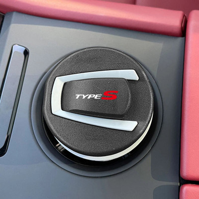 Paredzēts Honda Civic Type R Type S automašīnu pelnu traukam cigarešu pelnu traukam pelnu trauka turētājam pārnēsājamiem LED dūmu auto salona piederumiem