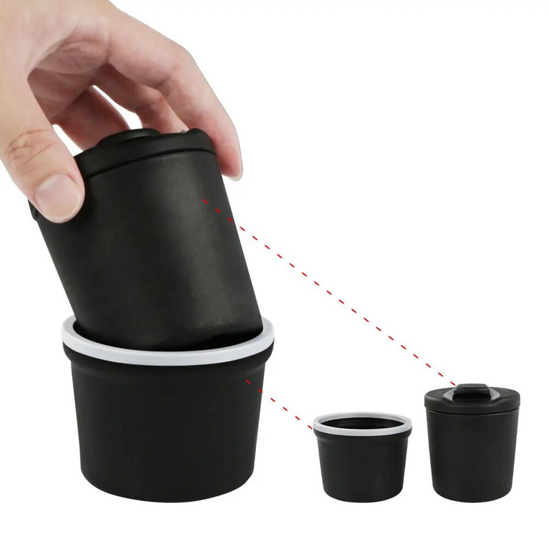 Paredzēts Honda Civic Type R Type S automašīnu pelnu traukam cigarešu pelnu traukam pelnu trauka turētājam pārnēsājamiem LED dūmu auto salona piederumiem