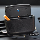 Universāls auto pelnu trauks ar LED gaismām Auto cigarešu bezdūmu pārnēsājams pelnu trauks ar vāku Creative daudzfunkciju auto piederumi