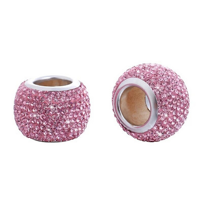 Universālie kristāla Rhinestone automašīnas sēdekļa galvas balsta gredzenu apkakles dekoru piekariņi Diamond Bling automašīnu interjera aksesuāri sievietēm, meitenēm