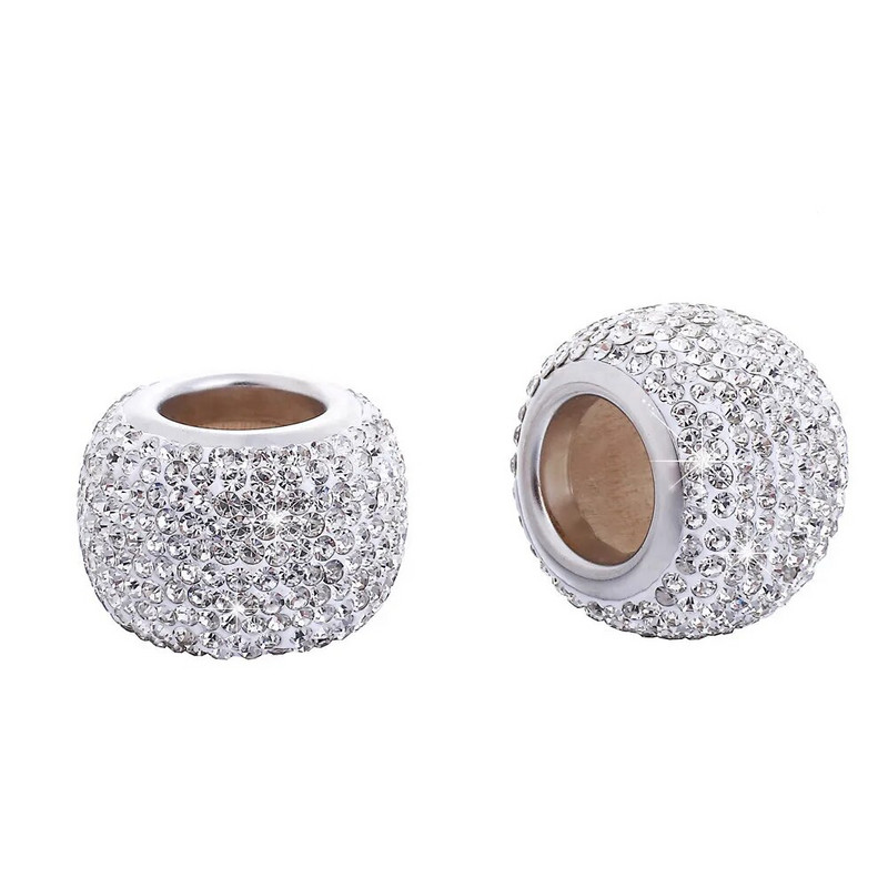 Universālie kristāla Rhinestone automašīnas sēdekļa galvas balsta gredzenu apkakles dekoru piekariņi Diamond Bling automašīnu interjera aksesuāri sievietēm, meitenēm