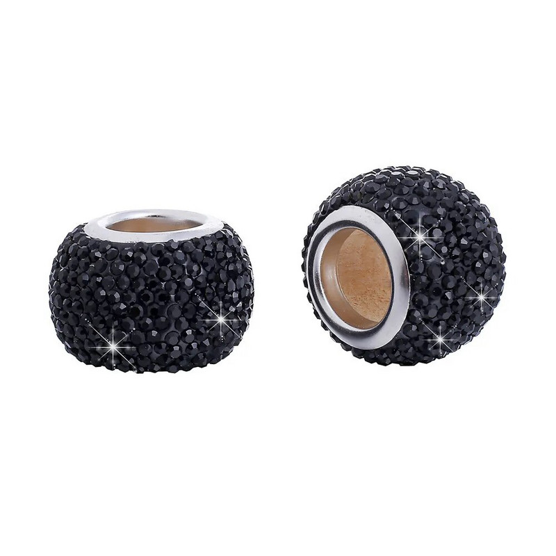 Universālie kristāla Rhinestone automašīnas sēdekļa galvas balsta gredzenu apkakles dekoru piekariņi Diamond Bling automašīnu interjera aksesuāri sievietēm, meitenēm