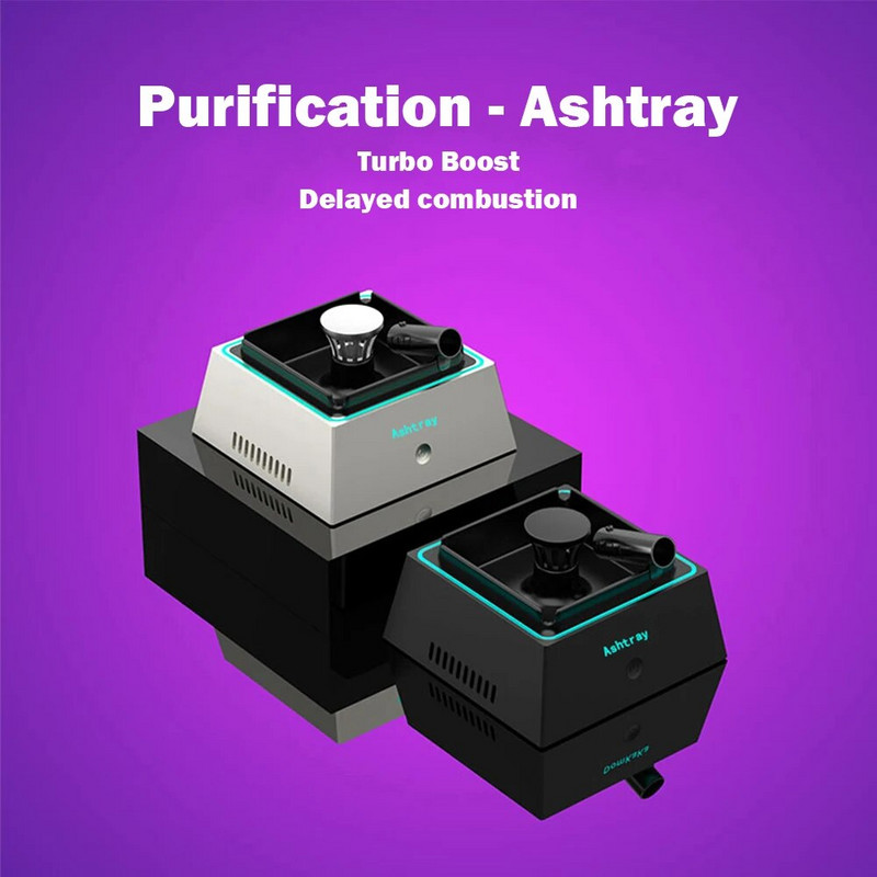 1200 mAh pelnu trauka gaisa attīrītājs pelnu paplātes lietotu dūmu filtrēšanai no cigaretēm Noņem smaku ar viegliem smēķēšanas piederumiem